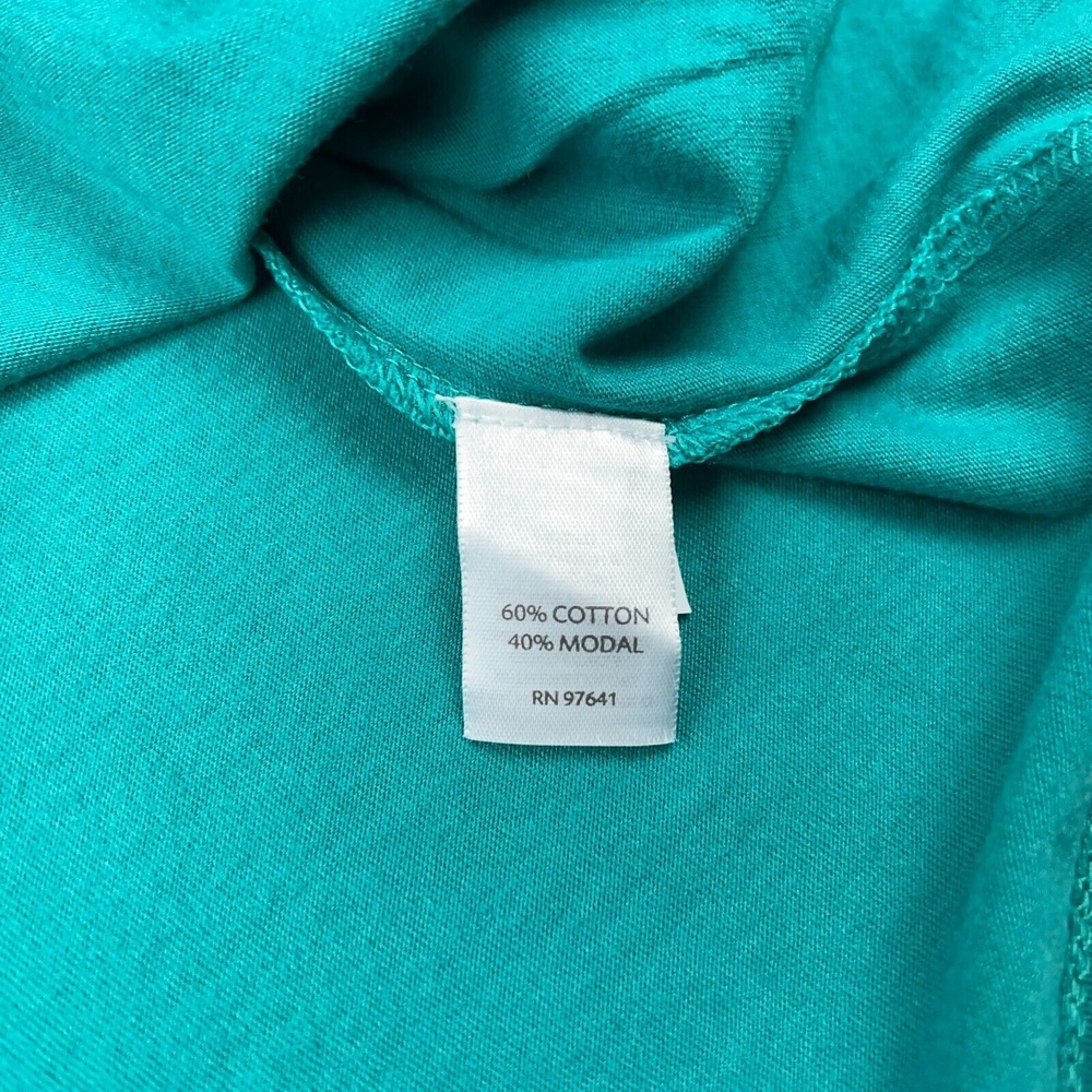 J Jill Tank‎ Top Womens XL Blue Gathered Essential Stretch Casual Staple Shirt - Picture 8 of 9